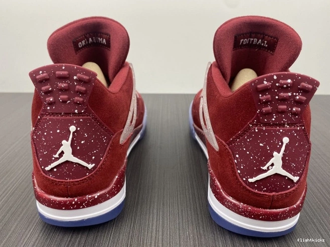 PE Sooners AJ4-904282 Oklahoma Retro Jordan 4 0731